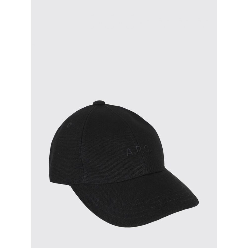 A.P.C. Men A.P.C. Cotton Canvas Hat With Logo